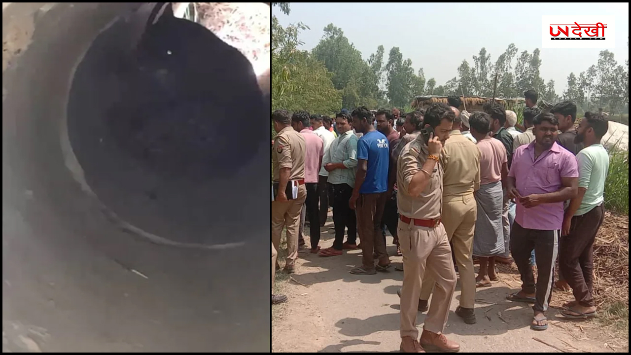 पाइप के अंदर तेंदुआ, दहशत में मुरादाबाद; अब तक नहीं आया हाथ