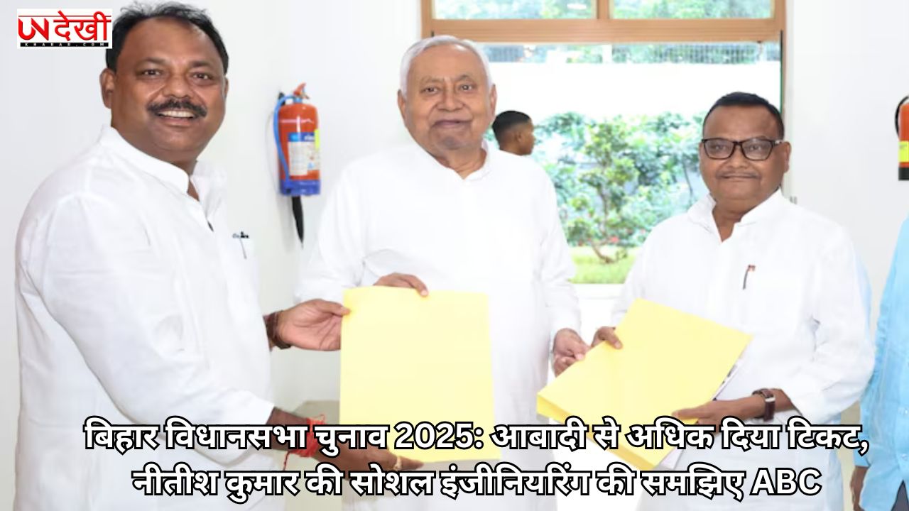 बिहार विधानसभा चुनाव 2025: आबादी से अधिक दिया टिकट, नीतीश कुमार की सोशल इंजीनियरिंग की समझिए ABC