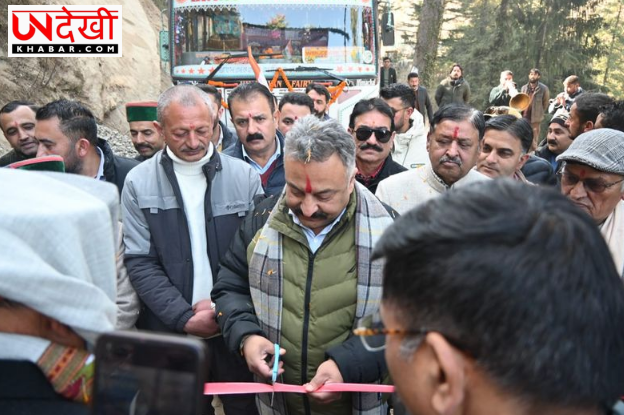 शिक्षा मंत्री रोहित ठाकुर ने बाग दुम्हेर में दो लिंक रोड्स का उद्घाटन किया