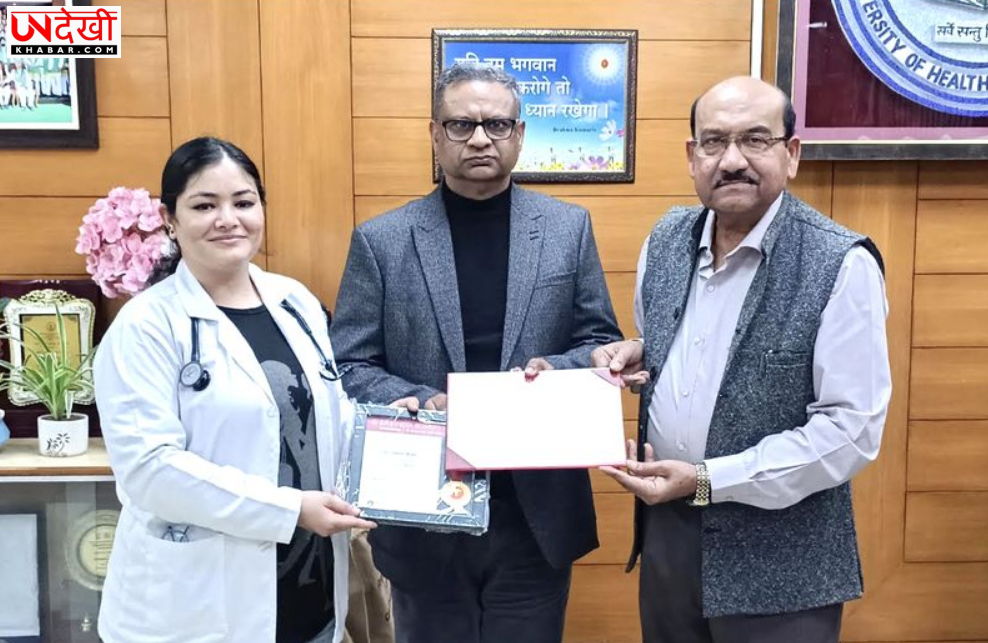 डॉ. साक्षी बिष्ट को यूरोपियन रेस्पिरेटरी सोसायटी इंडिया समिट में पहला पुरस्कार