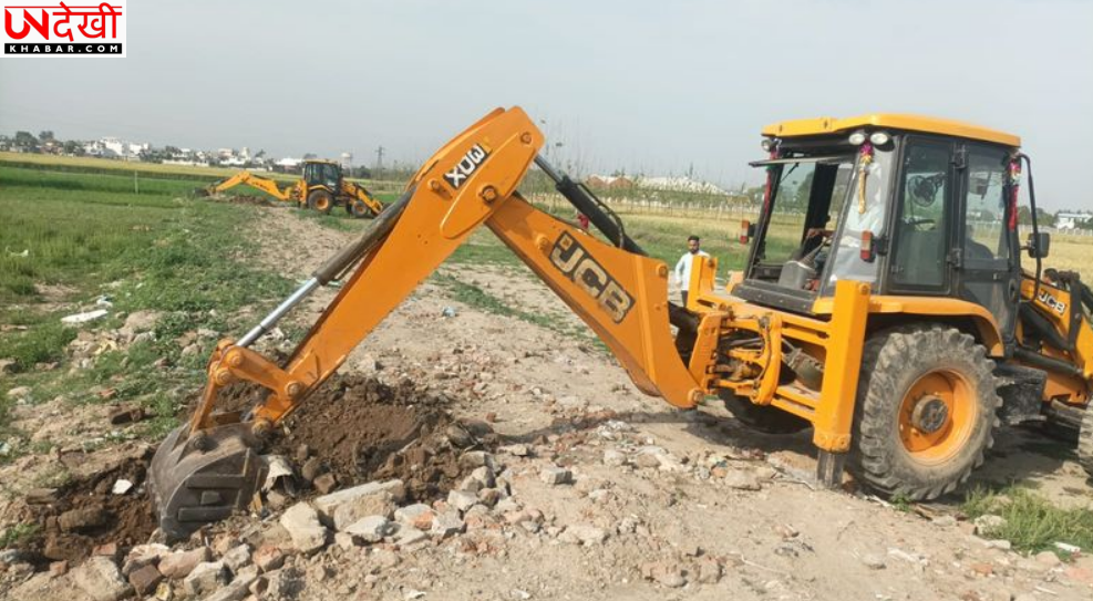 यमुनानगर में अवैध कॉलोनियों पर कार्रवाई, 30 निर्माण ढहाए