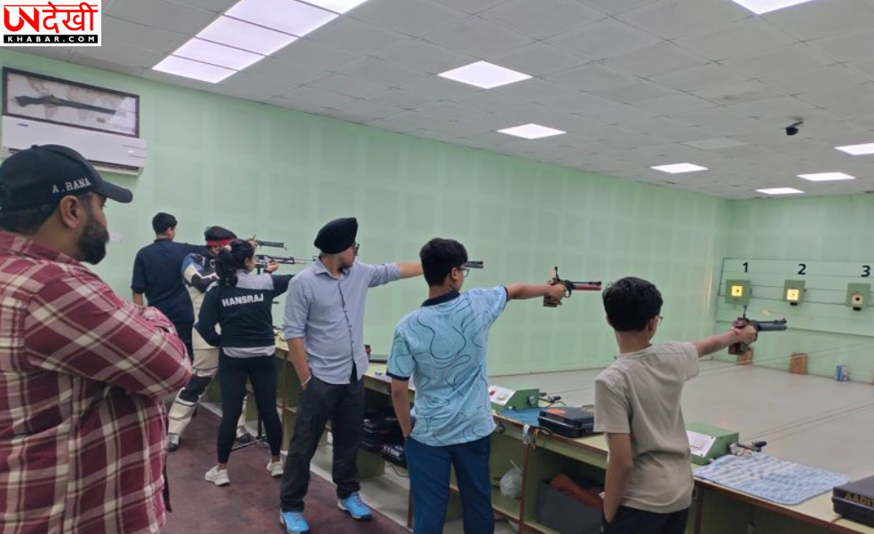 ओलंपिक लक्ष्य के साथ एम्बाला में एयर पिस्टल शूटर्स की कड़ी मेहनत