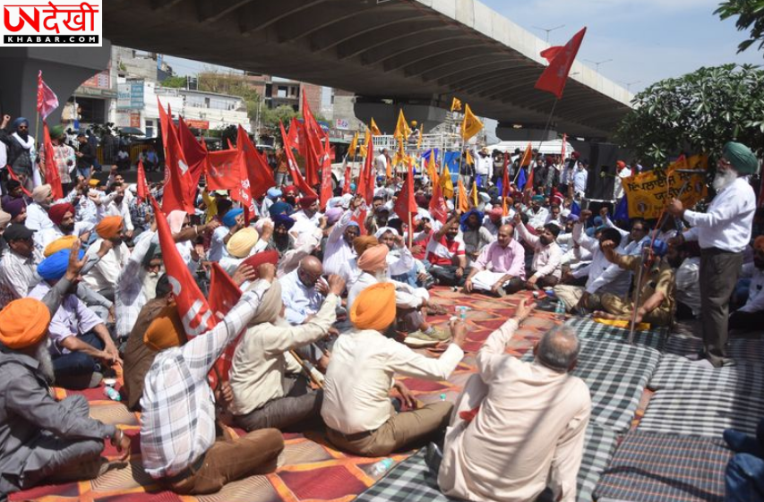 लुधियाना में PSPCL कर्मचारियों का जोरदार प्रदर्शन, पावरकॉम जमीन बिक्री और बिल के खिलाफ विरोध