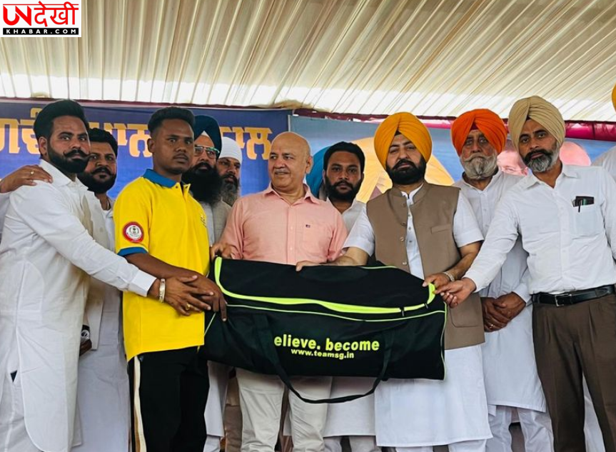 साहनेवाल में AAP की रैली, मनीष सिसोदिया और मंत्री हरदीप मुंडियां ने ईमानदार राजनीति पर दिया जोर