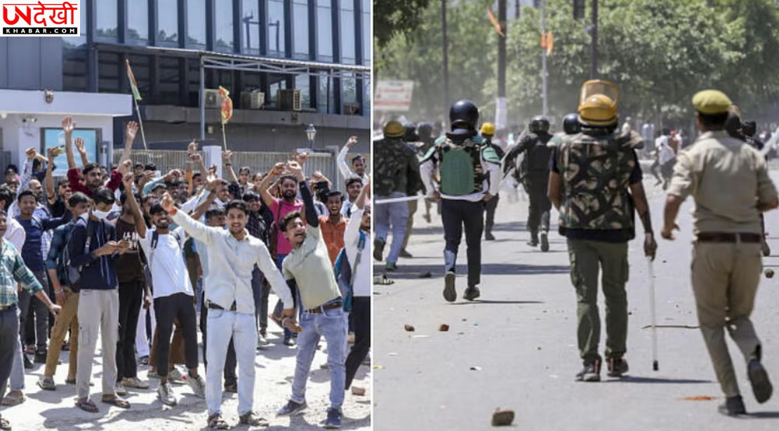 नोएडा में वेतन बढ़ोतरी की मांग पर हिंसक प्रदर्शन, 50 लोग गिरफ्तार