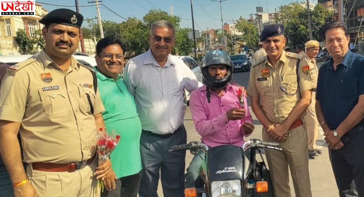 Ambala में हेलमेट चेकिंग अभियान, 780 से अधिक चालान काटे गए