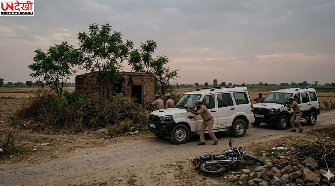 बुलंदशहर ट्रिपल मर्डर केस: पुलिस मुठभेड़ में एक आरोपी घायल