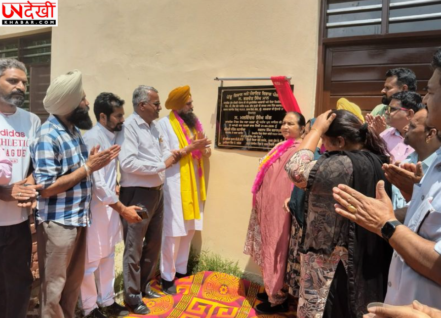 बलाचौर में विकास कार्यों का शुभारंभ, सांसद मलविंदर सिंह कंग ने गिनाईं उपलब्धियां