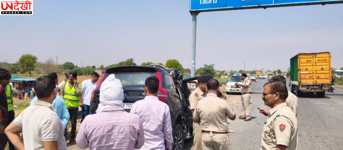 हरियाणा में KMP एक्सप्रेसवे पर भीषण हादसा, UP पुलिस के 5 जवानों की मौत