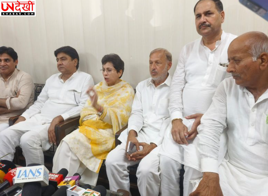 कुमारी सैलजा का BJP पर हमला: ‘SIR’ के नाम पर असली वोट काटने की कोशिश, कांग्रेस कार्यकर्ताओं को किया सतर्क