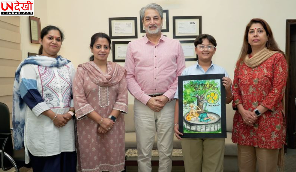 देशी कीकर के महत्व को चित्रकला के जरिए राष्ट्रीय पहचान, छात्र ने जीता INTACH का राष्ट्रीय पुरस्कार