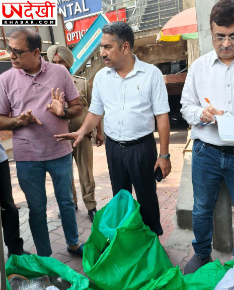 लुधियाना में सफाई नियमों की अनदेखी पर सख्ती, मॉल रोड और लॉरेंस रोड पर दुकानों पर भारी जुर्माना