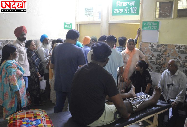 लुधियाना सिविल अस्पताल में मेडिसिन विशेषज्ञों की कमी, 1,500-2,000 OPD मरीजों पर बढ़ा दबाव