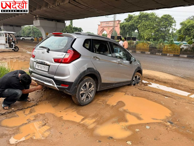 लुधियाना में पाइपलाइन बिछाने के बाद सड़क बदहाल, 20 दिन से नहीं हुई मरम्मत, रोज फंस रहे वाहन