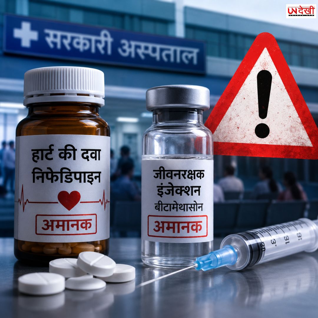 सरकारी अस्पतालों की दवाओं पर बड़ा सवाल! हार्ट की दवा से लेकर जीवनरक्षक इंजेक्शन तक जांच में फेल