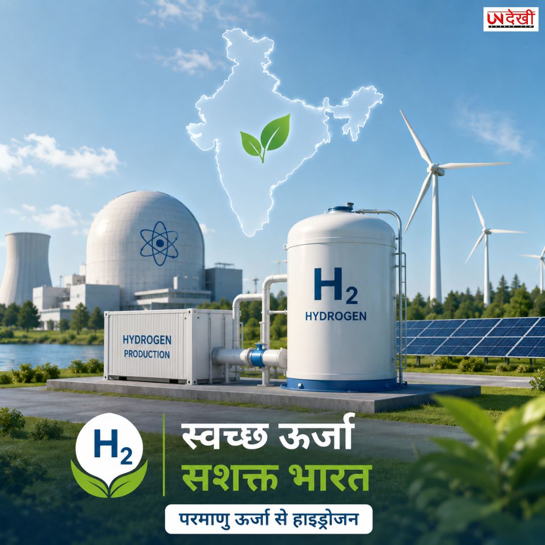 परमाणु ऊर्जा से हाइड्रोजन! भारत ने स्वच्छ ऊर्जा की दिशा में लगाई बड़ी छलांग, जानें क्या है नई तकनीक