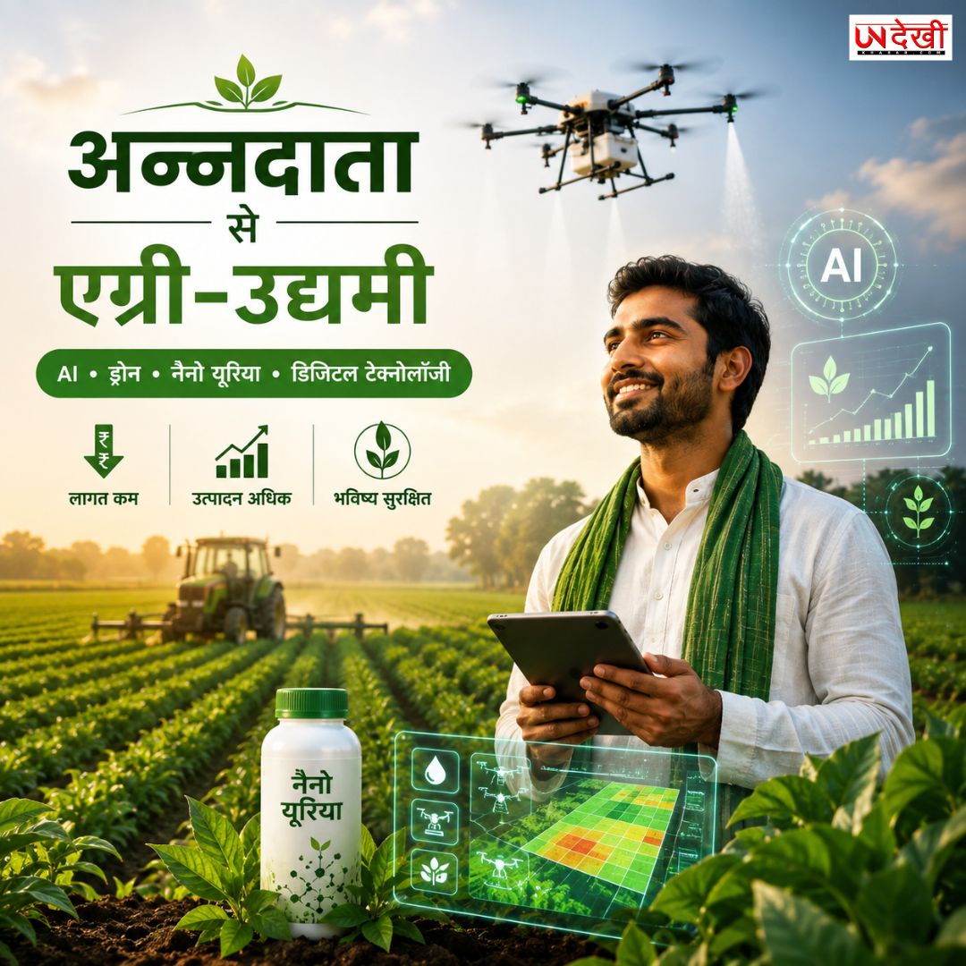 अब किसान नहीं सिर्फ अन्नदाता, बल्कि AI और ड्रोन से बन रहे हैं एग्री-उद्यमी
