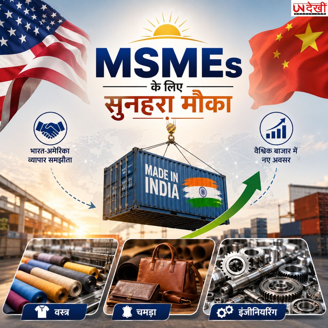 अमेरिका-चीन ट्रेड वॉर बना भारत के MSMEs के लिए सुनहरा मौका, ग्लोबल मार्केट में बढ़े नए कारोबार के अवसर