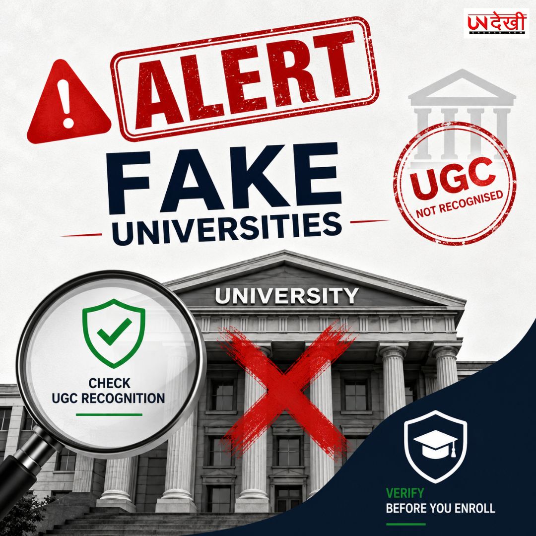 सिर्फ 5 मिनट की जांच बचा सकती है लाखों रुपए और पूरा करियर! UGC ने जारी की 32 फर्जी यूनिवर्सिटी की लिस्ट