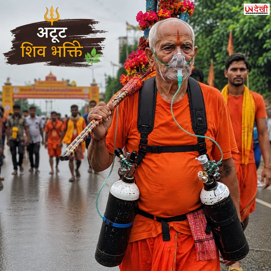 80 की उम्र, ऑक्सीजन के 2 सिलेंडर और 93 KM का सफर… भोले की भक्ति में नहीं रुके परशुराम शर्मा