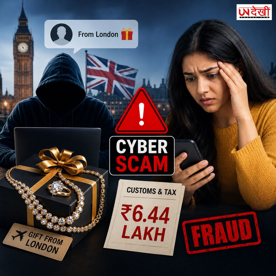 लंदन से महंगे गिफ्ट का झांसा, 15 दिन की ऑनलाइन दोस्ती में युवती से ₹6.44 लाख की साइबर ठगी