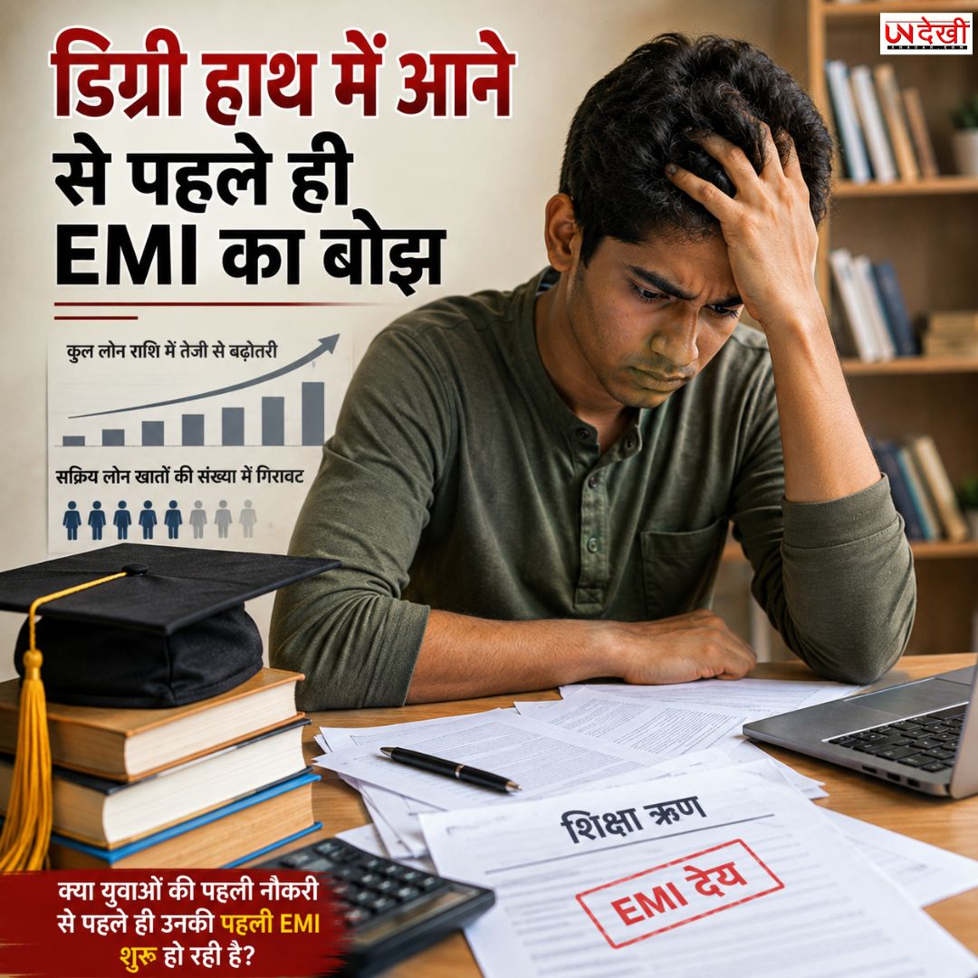 डिग्री से पहले ही EMI का बोझ? शिक्षा ऋण बढ़ने के बीच घटे लोन खाते, युवाओं पर बढ़ता कर्ज का दबाव