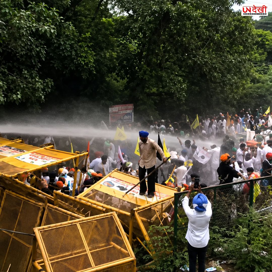 चंडीगढ़ में सिख कैदियों की रिहाई को लेकर प्रदर्शन, कौमी इंसाफ मोर्चा के मार्च पर पुलिस ने किया वॉटर कैनन और आंसू गैस का इस्तेमाल