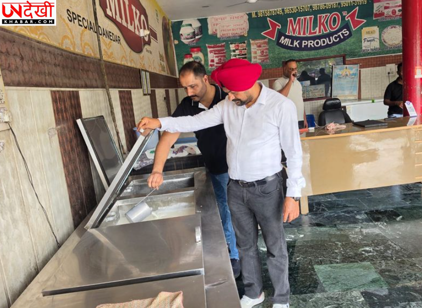 अमृतसर के छेहरटा में खाद्य विभाग की बड़ी कार्रवाई, 100 किलो बासी मिठाई मौके पर नष्ट