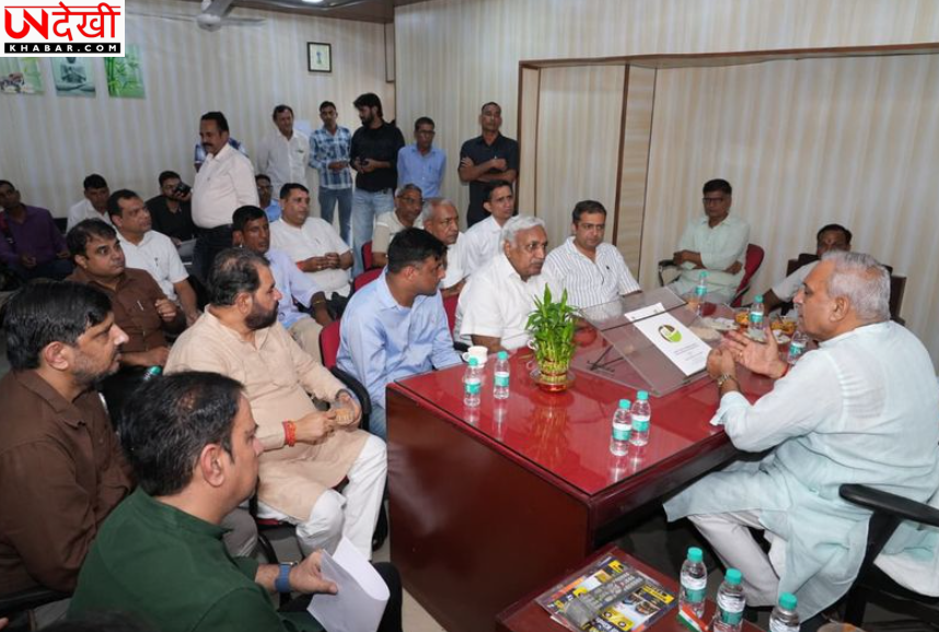 हरियाणा की अनाज मंडी में जलभराव पर मंत्री रणबीर गंगवा सख्त, स्थायी समाधान के लिए ड्रेनेज प्रोजेक्ट बनाने के निर्देश