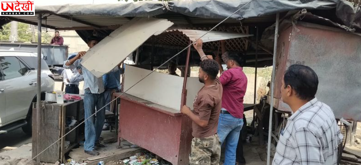 अमृतसर में वेरका बाईपास पर अतिक्रमण के खिलाफ कार्रवाई, अवैध ढांचे हटाए और सामान जब्त