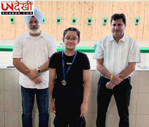 सिर्फ 9 साल की उम्र में अश्लिन कौर ने शूटिंग में जीता सिल्वर मेडल, अब मोहाली में राज्य स्तरीय प्रतियोगिता में दिखाएंगी दम