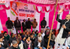 मनरेगा बचाओ अभियान के तहत कांग्रेस नेताओं का अंबाला में धरना