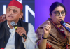 अखिलेश यादव और स्मृति ईरानी के बीच ‘सास-बहू’ टिप्पणी पर जुबानी जंग