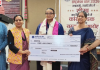 कॉमनवेल्थ गेम्स कांस्य पदक विजेता सीमा कालीरमन का CBLU में भव्य सम्मान, 1 लाख रुपये और रोजगार की सिफारिश का ऐलान