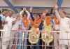 CWG गोल्ड विजेता साक्षी चौधरी और प्रिया घांघस का भिवानी में भव्य स्वागत, गांव धनाना में जश्न का माहौल