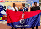 नेशनल मास्टर्स एथलेटिक्स चैंपियनशिप में चंडीगढ़ पुलिस का शानदार प्रदर्शन