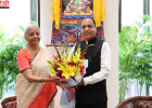 जयराम ठाकुर ने वित्त मंत्री निर्मला सीतारमण से की मुलाकात, हिमाचल के लिए अधिक वित्तीय सहायता की मांग
