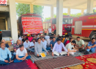फायर ब्रिगेड कर्मचारियों की हड़ताल बढ़ी, शहीद का दर्जा देने की मांग