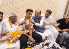 IPL में मुंबई इंडियंस के साथ खेलने के बाद क्रिकटर कृष्ण भगत का जोरदार स्वागत, जालंधर में जश्न का माहौल