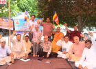 बोधगया एक्ट रद्द करने की मांग को लेकर बौद्ध समाज का धरना, डीसी कार्यालय के बाहर रखा एकदिवसीय भूख हड़ताल