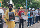 फगवाड़ा में सिख संगठनों का प्रदर्शन: पंजाब में मानवाधिकार उल्लंघन मामलों की जांच के लिए स्वतंत्र आयोग बनाने की मांग
