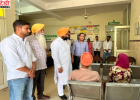 PHSC चेयरमैन गुरशरण सिंह छीना का अटारी PHC पर औचक निरीक्षण, स्वास्थ्य सेवाओं का लिया जायजा