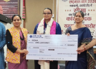 कॉमनवेल्थ गेम्स कांस्य पदक विजेता सीमा कालीरमन का CBLU में भव्य सम्मान, 1 लाख रुपये और रोजगार की सिफारिश का ऐलान