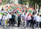 कुरुक्षेत्र यूनिवर्सिटी में गूंजा देशभक्ति का जज्बा, छात्रों ने निकाली तिरंगा यात्रा; VC ने दिलाया राष्ट्रसेवा का संकल्प