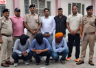 कैथल में नशा तस्करी पर पुलिस की बड़ी कार्रवाई, पंजाब के तीन युवक गिरफ्तार; 264 ग्राम हेरोइन बरामद