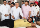 यमुनानगर में सेवा संकल्प अभियान के तहत रक्तदान शिविर, 303 यूनिट रक्त एकत्रित