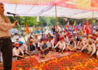 पटियाला में कर्मचारियों और पेंशनर्स का प्रदर्शन, बकाया DA जारी करने समेत कई मांगें उठाईं