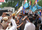 सिरसा में NSUI का प्रदर्शन, मुख्य चुनाव आयुक्त के खिलाफ नारेबाजी; इस्तीफे की उठाई मांग