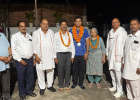 जापान में एशियन गेम्स में रजत पदक जीतने वाले नीरज कुमार सम्मानित, माता-पिता को भी किया गया सम्मानित