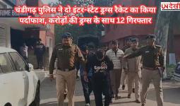 चंडीगढ़ पुलिस ने दो इंटर-स्‍टेट ड्रग्‍स रैकेट का किया पर्दाफाश, करोड़ों की ड्रग्‍स के साथ 12 गिरफ्तार